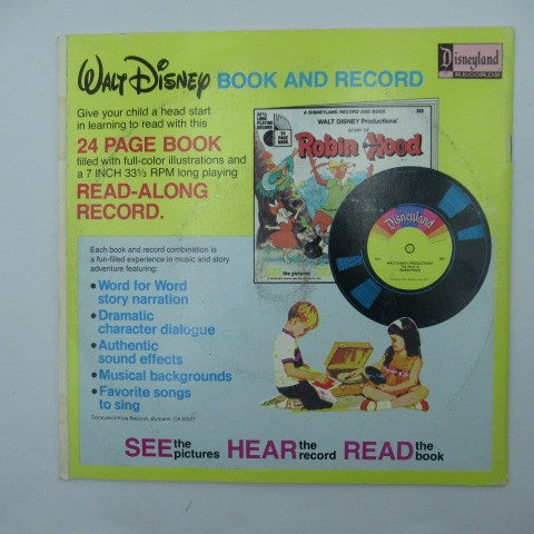 vintage★Disney★RobinHood★RobinHood★BOOK＆RECORD★BOOK★Book★RECORD★Record★ 