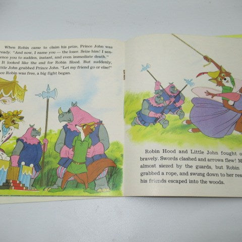 vintage★Disney★RobinHood★RobinHood★BOOK＆RECORD★BOOK★Book★RECORD★Record★ 