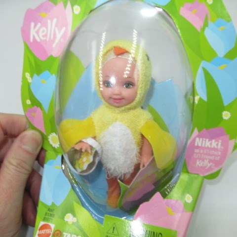 2002★Barbie★Kelly★Easter★Chick★Figure★Doll★Plushie★Vintage★ 