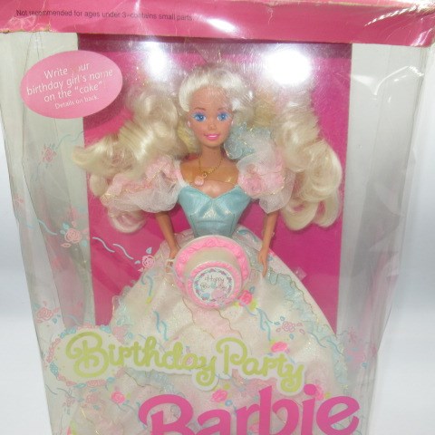 1992★90's★Barbie★Birthday Barbie★Birthday Barbie★Dress★Figure★Doll★Plushie★Vintage★ 