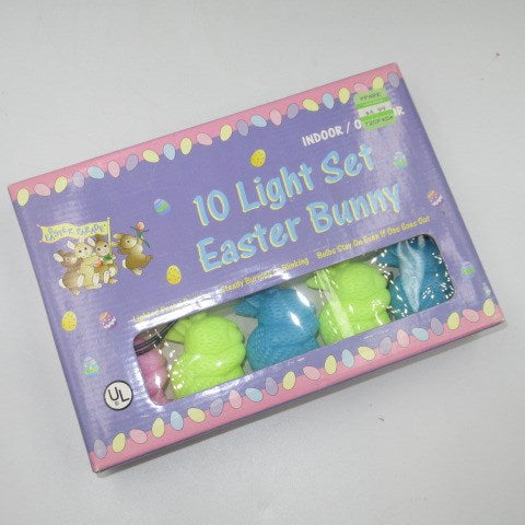 Vintage★Easter★Easter Bunny★Rabbit★Decoration Light★Party Light★10 Lights★INDOOR/OUTDOOR★Doll★Plush Toy★Dead Stock★ 