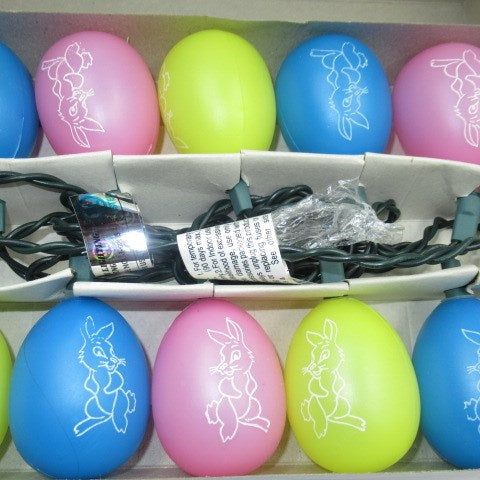 Vintage★Easter★Easter Egg★Rabbit★Egg★Decoration Light★Party Light★10 Light★INDOOR★Doll★Plush Toy★Dead Stock★ 