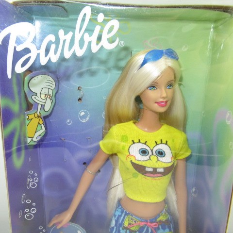 2002★Barbie★Barbie★MATTEL★spongebob★SpongeBob★SQUAREPANTS★SquarePants★Doll★Plushie★Figure★ 