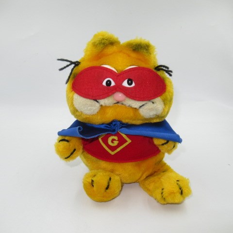 1980★80's★GARFIELD★Garfield★Doll★Figure★Plushie★Vintage★Superman★ 