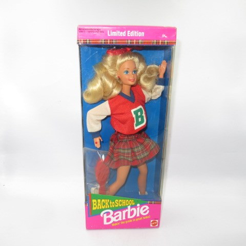 90's★1992★Barbie★Back to school★Limited edition★Figure★Doll★Plush toy★ 