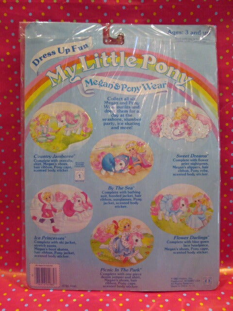 rare! Clothes that can be worn by My Little Pony! 80's★Vintage★My Little Pony★My Little Pony★Clothes★Figures★Dolls★Beachwear★ 