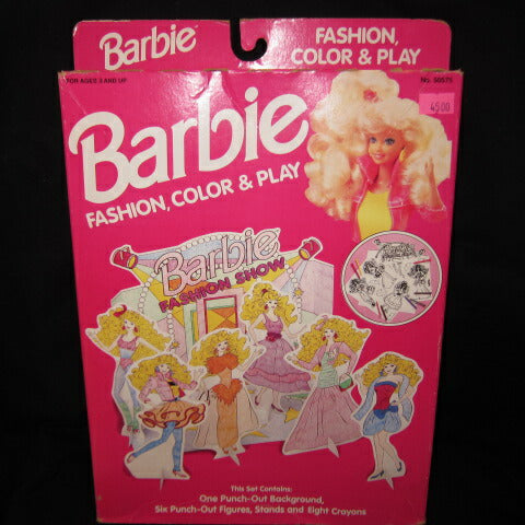 1991★Barbie★FASHION COLOR&amp;PLAY Barbie★Barbie★Activity set★Doll★Figure★Coloring book 