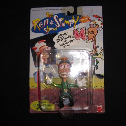 Nickelodeon★Ren &amp; Stimpy★Ren&amp;Stimpy★Ren figure★Doll★Army 