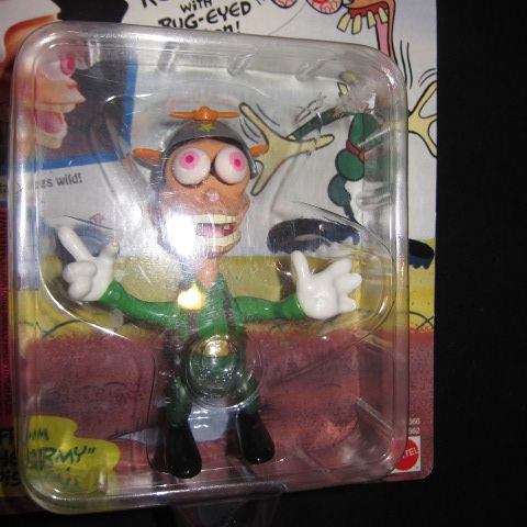 Nickelodeon★Ren &amp; Stimpy★Ren&amp;Stimpy★Ren figure★Doll★Army 