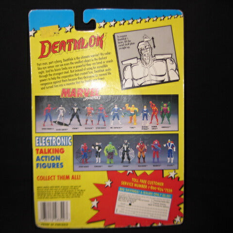 1992★MARVEL★Marvel★ToyBiz★Superheroes★DEATHLOK★Blister★Figure★Doll 