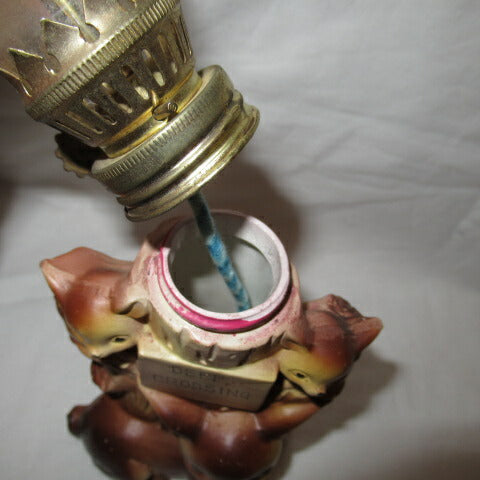 Vintage★vintage★Made in JAPAN★Ceramics★Oil lamp★lamp★Deer★BAMBI★ 