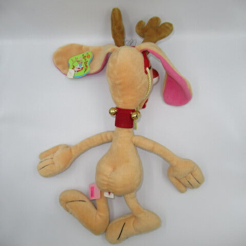 1992★Nickelodeon★Ren &amp; Stimpy★Ren&amp;Stimpy★Ren★Plush★Figure★Doll★Christmas★Christmas★Reindeer 