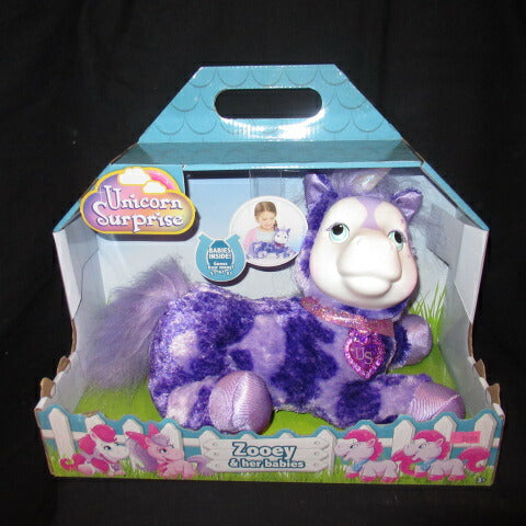 Latest★Birth a baby from your stomach! Reprint★Toys R Us exclusive★Pet Surprise★Pet Surprise★Unicorn Surprise★Stuffed animal★Doll★unicorn★Zooey&amp;her babies★Zooey★Purple 