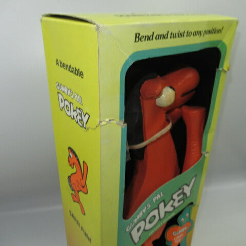 Bendable★POKEY★GUMBY★Gumby★Porky★28cm★Figure★Plush toy★VINTAGE★Vintage★Crane anime 