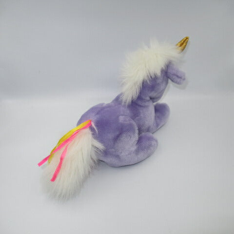 ★80's★Vintage★Made by DAKIN★Unicorn★Stuffed toy★Doll★My Little Pony★Old★Lavender 