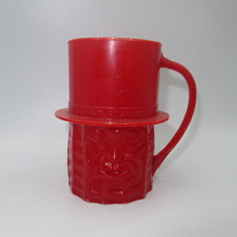 Vintage★MR.PEANUT★Mr. Peanut★Plastic cup★Cup★Figure★Doll★Old★ 