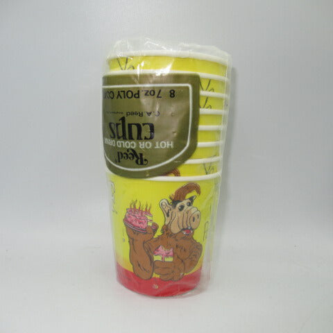 80's★Vintage★NHK foreign drama★ALF★ALF★Party cup★Party goods★Paper cup★Stuffed animal★Figure★Doll★Set of 8 