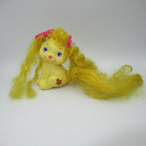 80's★1989★MATTEL★Little Pretty Kitty★Little Pretty★Dog★Soft Vinyl Doll★Figure★Puppy★Yellow★yellow★Mattel 