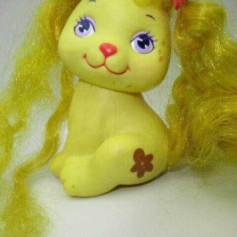 80's★1989★MATTEL★Little Pretty Kitty★Little Pretty★Dog★Soft Vinyl Doll★Figure★Puppy★Yellow★yellow★Mattel 