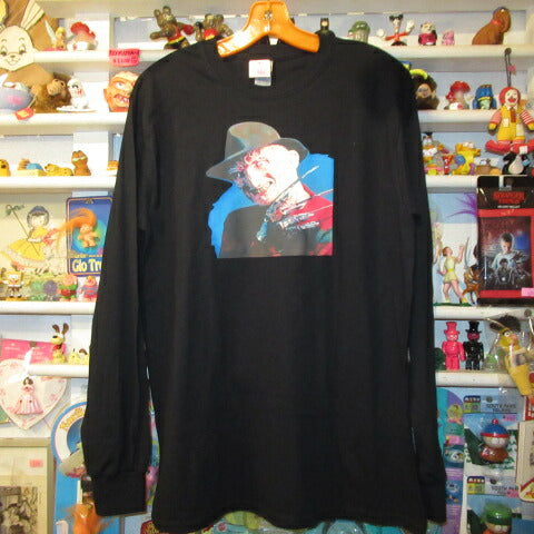 フレディ・クルーガー★Freddy Krueger★エルム街の悪夢★From A Nightmare ON ELM STREET★Tシャツ★ティムバートン★ぬいぐるみ★人形★フィギュア★Mサイズ★ロンT★ロングスリーブ★長袖