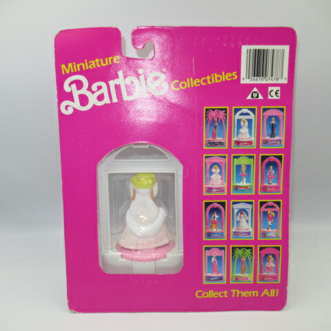 1990年★バービー★Barbie★miniフィギュア★コレクション★人形★ミニチュアバービー★ピンク★Happy Holidays Barbie1989