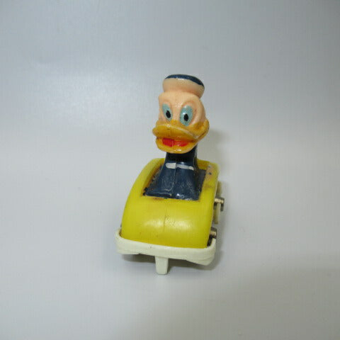 70's★Disney★Disney★Donald Duck★Figure★Doll★Vintage★Old★Mini car 