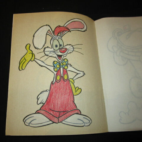 1988★80's★Disney★Disney★ROGER RABBIT★Roger Rabbit★Coloring book★Coloring book★Picture book★Stuffed animal★Figure★Vintage★Doll★22 pages 