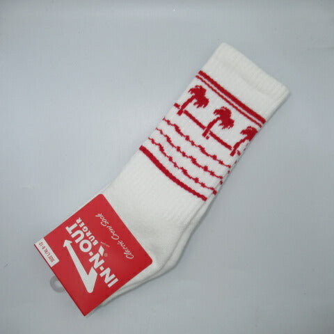 IN-N-OUT BURGER★In-N-Out Burger★California★Socks★Socks★T-shirt★Palm tree★Size L/XL(9-12)★RED 