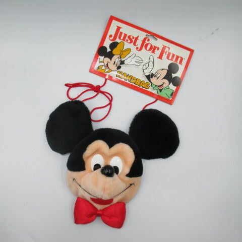 DeadStock★Vintage★Mickey Mouse★Mickey★Face pouch★Bag★Shoulder★Stuffed animal★Doll★Old★Disney★Mickey Mouse★DISNEY★Deadstock 