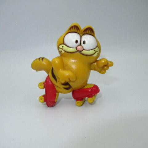 70’ｓ★80's★ビンテージ★ガーフィールド★Garfield★フィギュア★ぬいぐるみ★人形★ＰＶＣ★ローラースケート