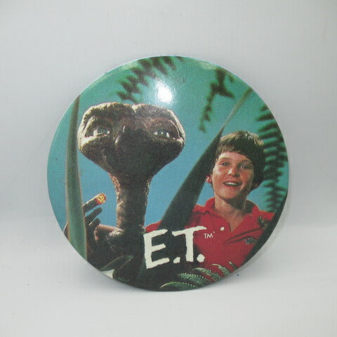 1982★80'S★Movie ET★Large tin badge★Badge★Figure★Doll★Vintage★Diameter 15cm 