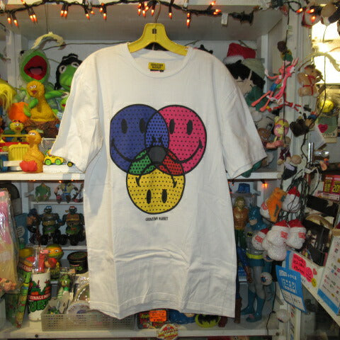 Smile★SMILEY FACE★T-shirt★CHINATOWN MARKET★Smile★Smile★Figure★Doll★L★White 