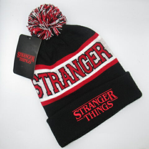 ★STRANGER THINGS★Stranger Things★Knit cap★Knit cap★Beanie★T-shirt★Eleven★Figure★NET FLIX★Black★New 