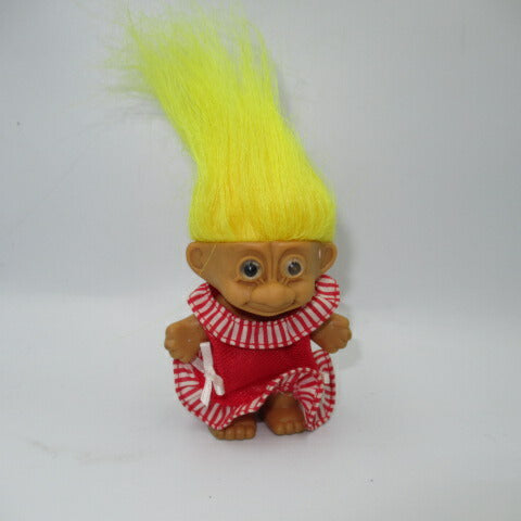 Vintage★RUSS★TROLL★Troll doll★15cm★One piece★Figure★Plush toy★Yellow hair 