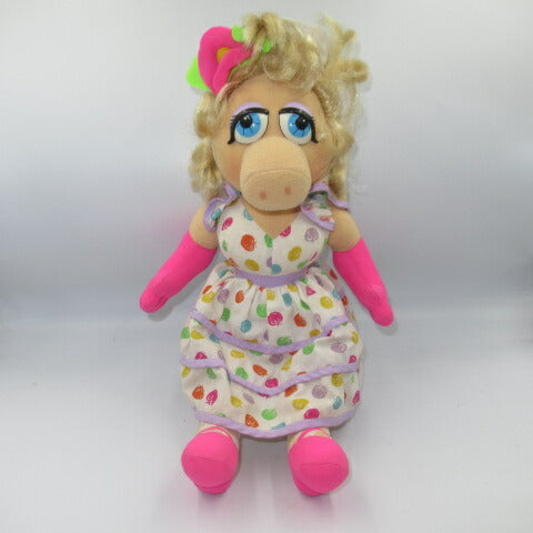 80’s★ビンテージ★マペットショー★ミスピギー★Miss Piggy★ピギー★ぬいぐるみ★人形★フィギュア★セサミストリート★Muppet Babies★３８センチ