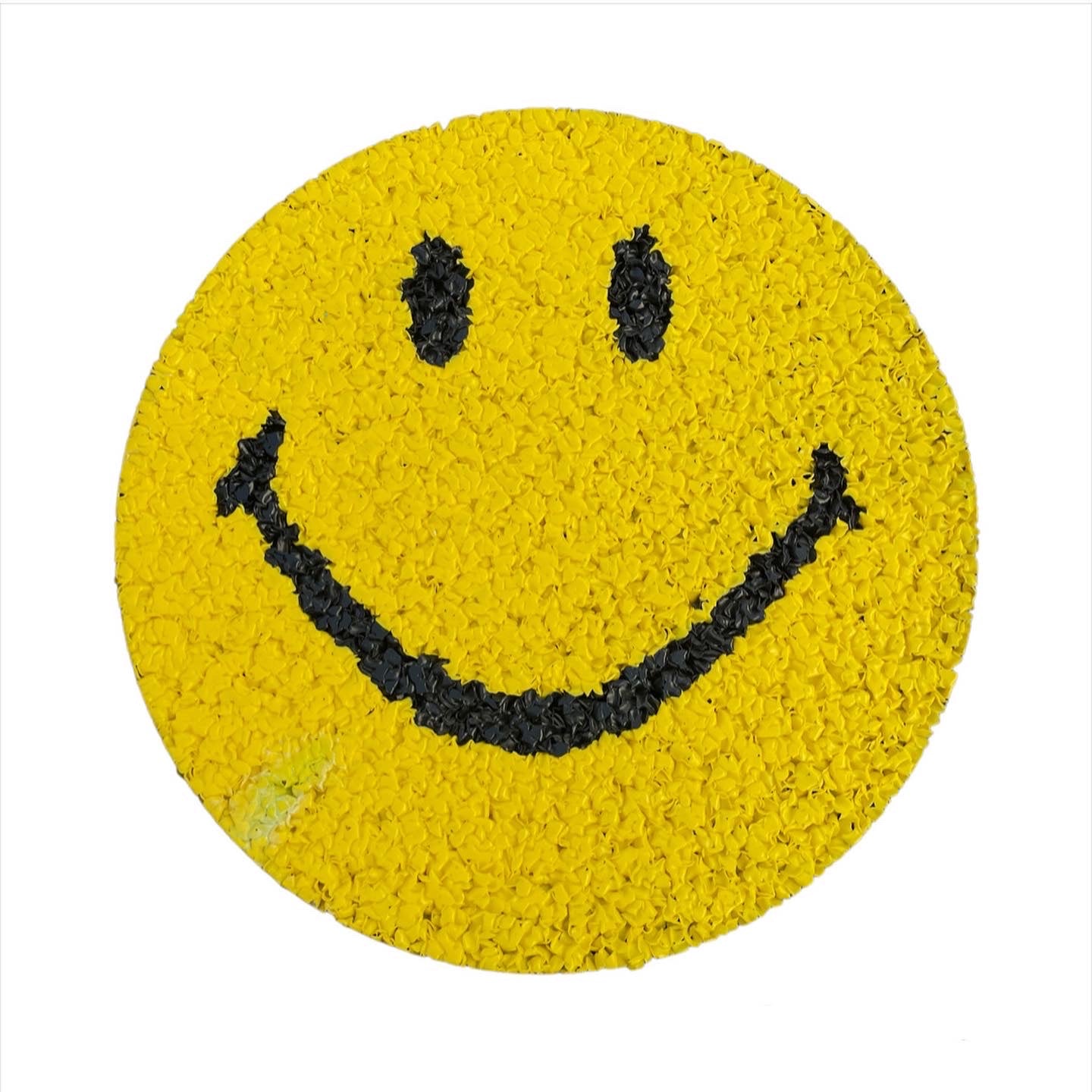 70's★Vintage★Smile★Smiley★popcorn art★Popcorn art★Wall hanging★Wall decoration★Old★Doll★Figure★35cm 