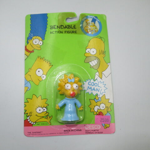 90'S★1991★The Simpsons★Simpsons★Maggie★Bendable Figure★PVC Doll★Stuffed Animal★Figure★Blister★6cm 