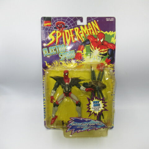 1997年★SPIDER MAN★スパイダ－マン★ELECTRO SPARK SPIDERMAN★フィギュア★人形★マーベル★MARVEL★約14センチ