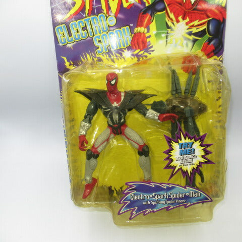 1997年★SPIDER MAN★スパイダ－マン★ELECTRO SPARK SPIDERMAN★フィギュア★人形★マーベル★MARVEL★約14センチ