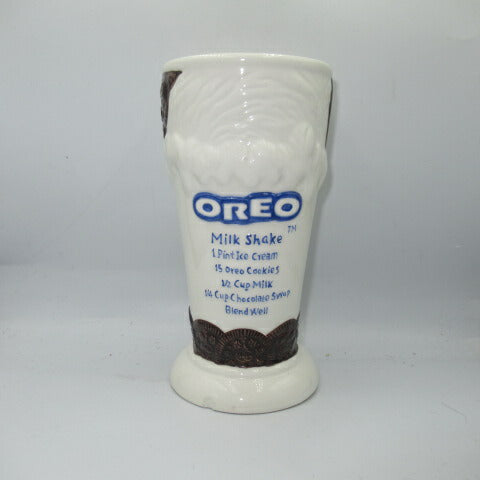 ★90'S★Vintage★OREO★Oreo★Ceramic glass★Milkshake glass★Doll★Stuffed animal★Figure★Corporate item★Advertising★Chip 