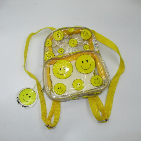 90's★Vintage★Smile★Smiley Face★Smiley Face★Mini Backpack★Pouch★Doll★Figure 