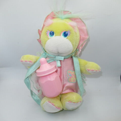 80's★Turtle Tots★Turtle Tots★Stuffed animal★Doll★Turtle★Yellow x pink★Baby bottle included 