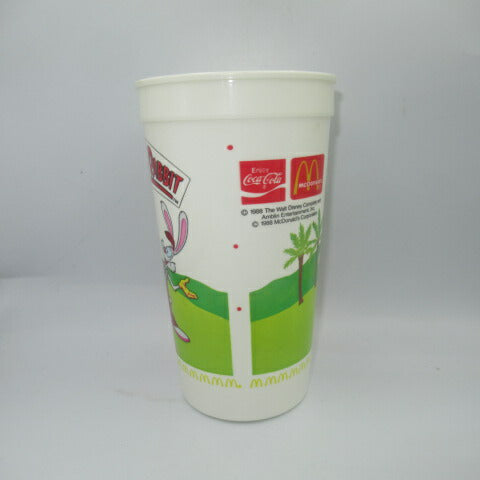 1988★80's★Disney★Disney★ROGER RABBIT★Roger Rabbit★McDonald's★Plastic cup★Cup★PVC★Doll★Figure★Vintage★1 