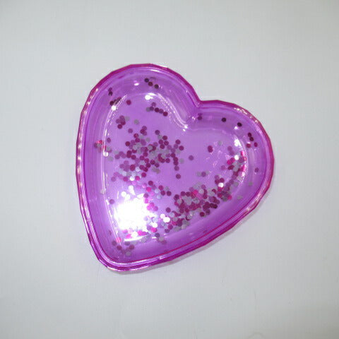 Valentine★Flakes★Tray★Accessory case★Dish★Plate★Figure★Doll★Candy hearts★Pink 2 