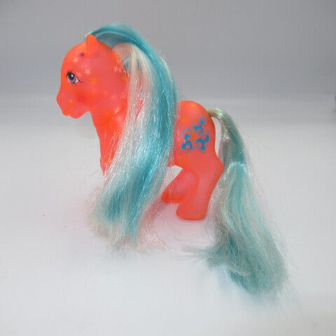 rare! Vintage★G1★80's★My Little Pony★My Little Pony★GLOW★Glow★Orange 