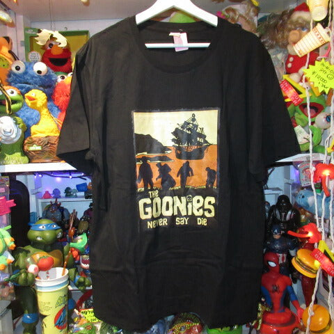 The Goonies★The Goonies★Chunk★T-shirt★Stuffed animal★Doll★Figure★XL size★Black 
