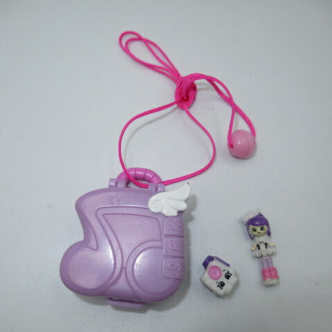 Shopkins★Shopkins★Compact★Figure★Polly Pocket★Doll★Miniature★Necklace★Musical notes 