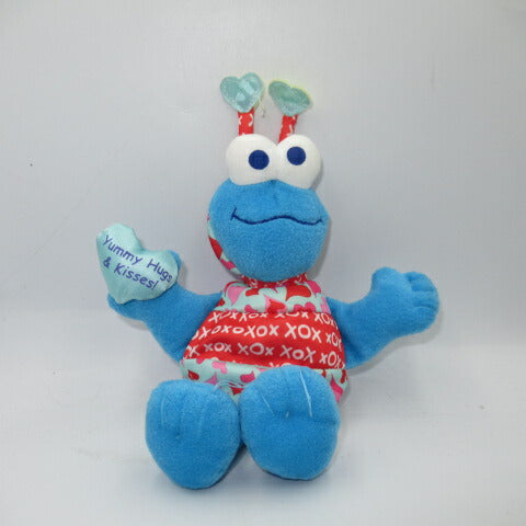 ★ビンテージ★vintage★SESAME STREET★セサミストリート★ CookieMonster★クッキーモンスター★Valentine★バレンタイン★フィギュア★人形★ぬいぐるみ★約20センチ★