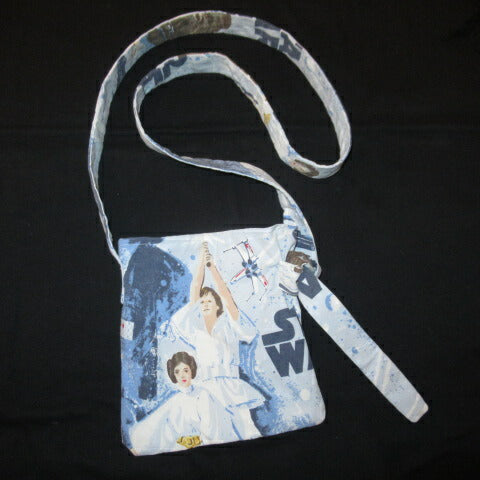 STAR WARS★Star Wars★Sacoche★Pouch★Shoulder bag★Luke★C3PO★Leia★Figure★Doll★Plush toy★Vintage sheets★Handmade 