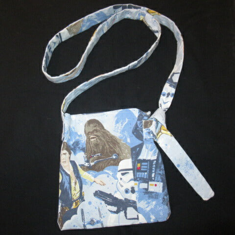 STAR WARS★Star Wars★Sacoche★Pouch★Shoulder bag★Chewbacca★C3PO★Han Solo★Figure★Doll★Plush toy★Vintage sheets★Handmade 